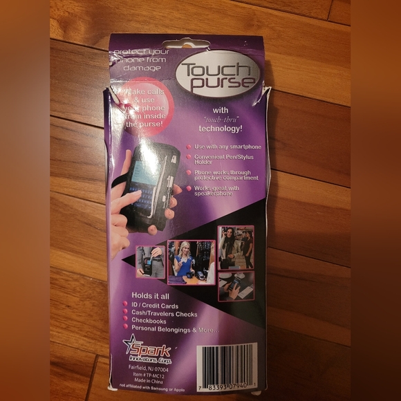 NEW in Box Phone Touch Purse, with 2 Straps,credit card,cash,ID, license holder. - Picture 14 of 15
